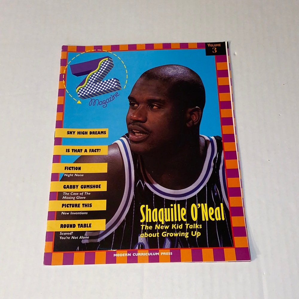 Vintage 90s Z Magazine Shaquille O’Neal Volume 3
